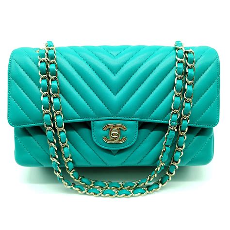 chanel turquoise handbag|chanel handbags outlet.